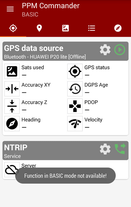 Gpsの無いandroid端末で外部gpsを使う その２ Gps 2 Bluetooth Gnss Commander ヒト ログ ドライブ